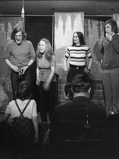 Balle, Malle, Hupe und Artur 1971, im Bild: Jörg Friedrich, Barbara Hampel, Dagmar Dorsten, Ulrich Gressieke